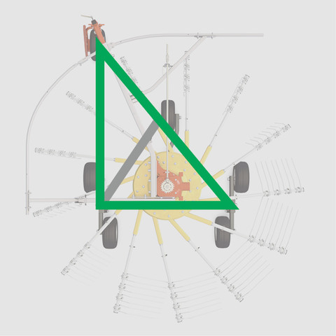 La roue de jauge MULTITAST assure le meilleur suivi du terrain